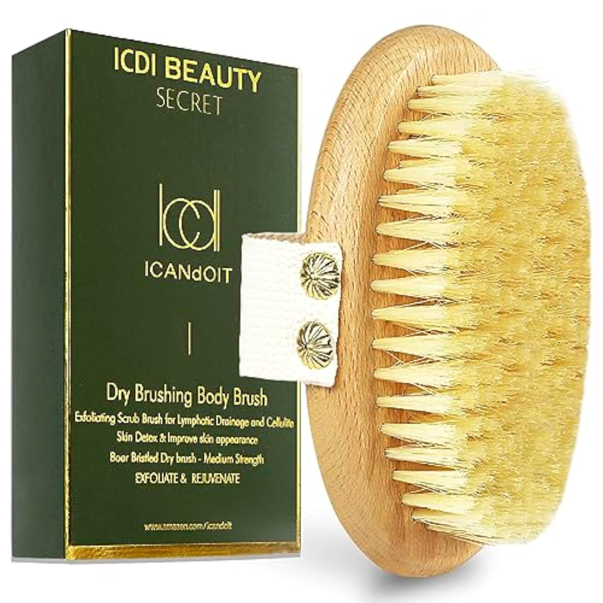 Dry Brushing Body Brush for Cellulite Massage